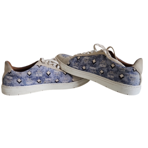 MCM Men's Terrain Derby Monogram Low Top Sneaker - Picture 4 of 11